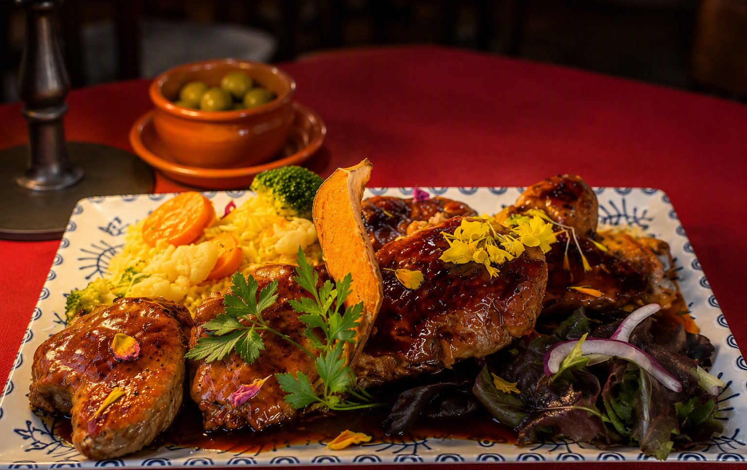 Costillar a la brasa